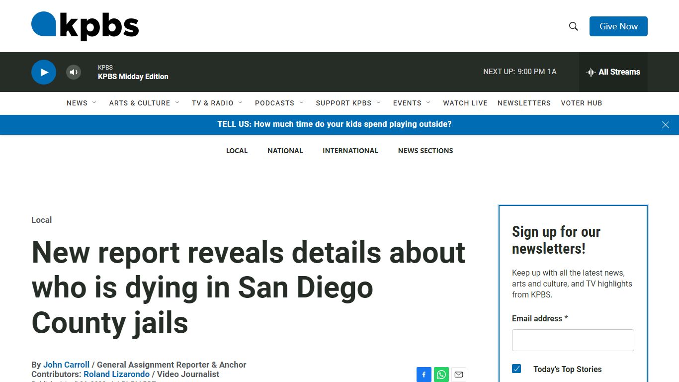 New report reveals details about who is dying in San Diego County jails ...